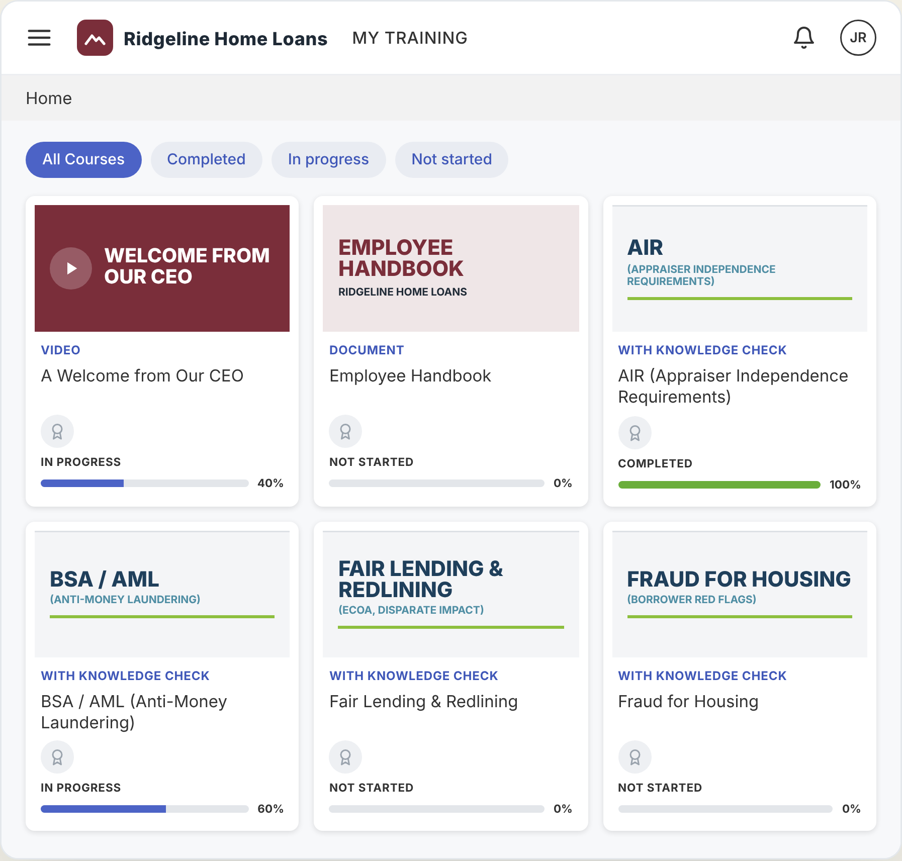 Ridgeline Employee Portal Sample